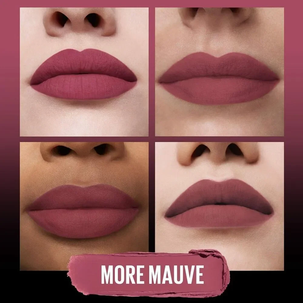 Purple Mauve Pink Maybelline Color Sensational Ultimatte Matte Lipstick